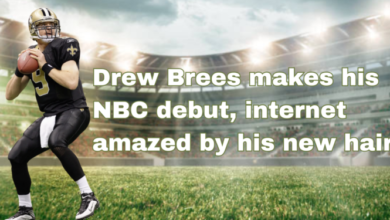 Drew brees makes his nbc debut, internet amazed by his new hair